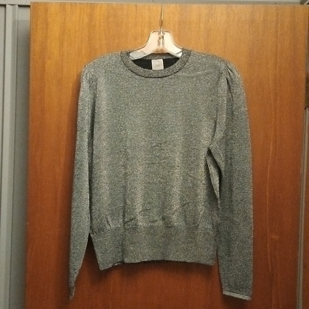 H&M Silver Sweater Size Medium